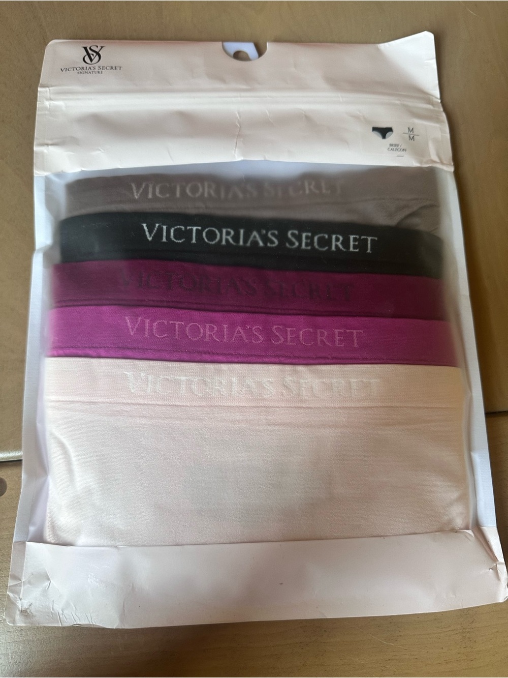 Victoria's Secret Women's Bikini Panty 5-Pack - Mixed Pink & Black